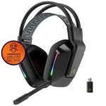 Forgeon Captain RGB Auriculares con Micrófono inalámbricos Gaming Negros